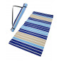 ESTERILLA ANTIARENA PORTABLE AZUL+BEIG 90x180 CM
