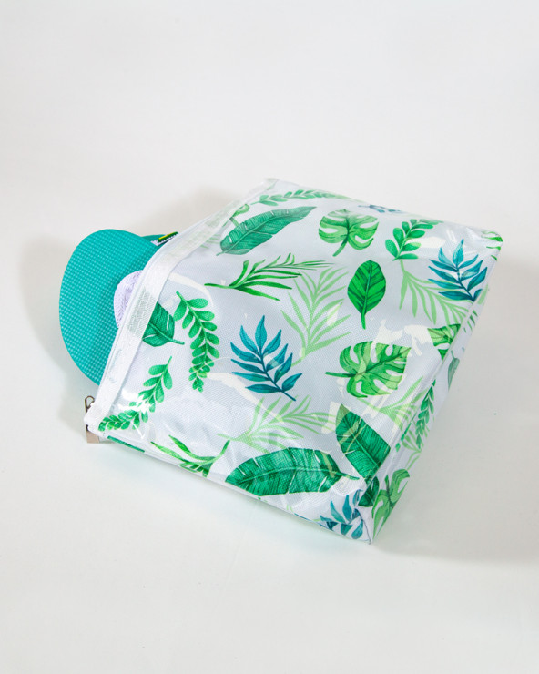NECESER IMPERMEABLE HOJAS VERDE
