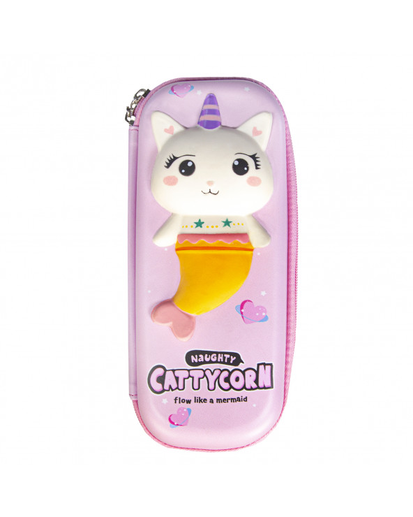 SUN & SURF Neceser Estuche Impermable Kawaii Gato Unicornio