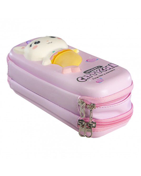 SUN & SURF Neceser Estuche Impermable Kawaii Gato Unicornio