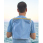 NEVERA DE PLAYA MOCHILA RAYAS 14L