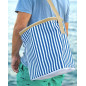 NEVERA DE PLAYA MOCHILA RAYAS 14L