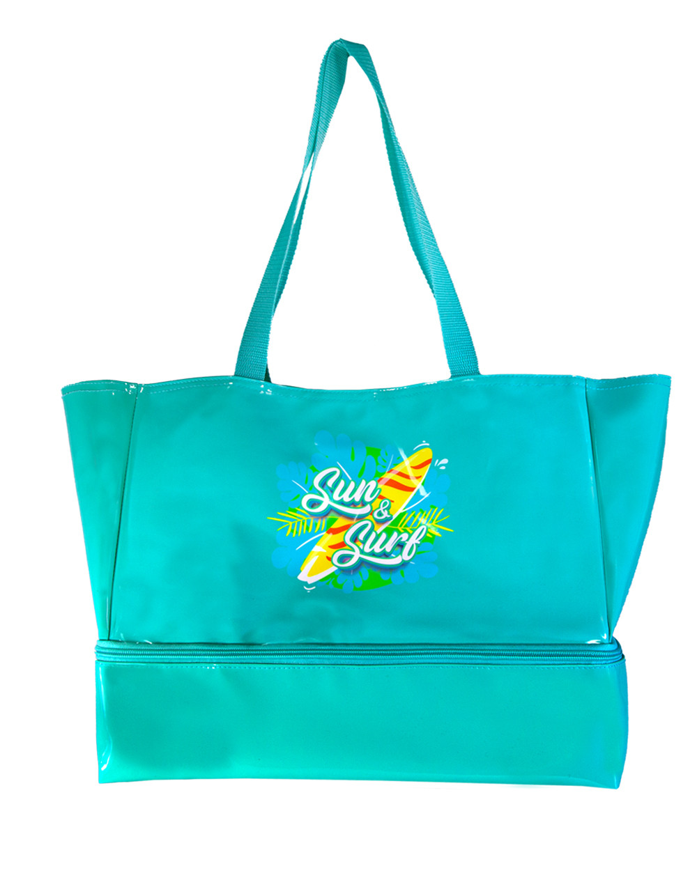 SAC DE PLAGE + ISOTHERME TURQUOISE 14L