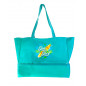 BOLSO + NEVERA DE PLAYA TURQUESA 14L