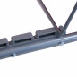 ESTERILLA DE PLAYA RECLINABLE BEIG RIBETE MENTA 134 CM