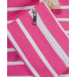 BOLSO PLAYA RAYAS ROSA