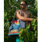 BOLSO ESTAMPADO DE PLAYA CON MONEDERO SUMMER
