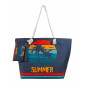 BOLSO ESTAMPADO DE PLAYA CON MONEDERO SUMMER