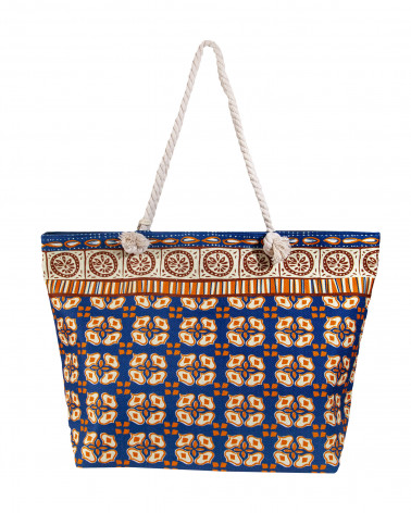 SAC DE PLAGE IMPRIMÉ AVEC PORTE-MONNAIE INDIA