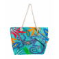 SAC DE PLAGE IMPRIMÉ AVEC PORTE-MONNAIE LÉZARD