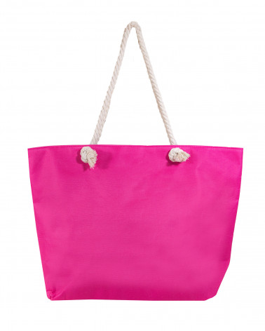 PRINTED BEACH BAG WITH PURSE PINK TURTLE