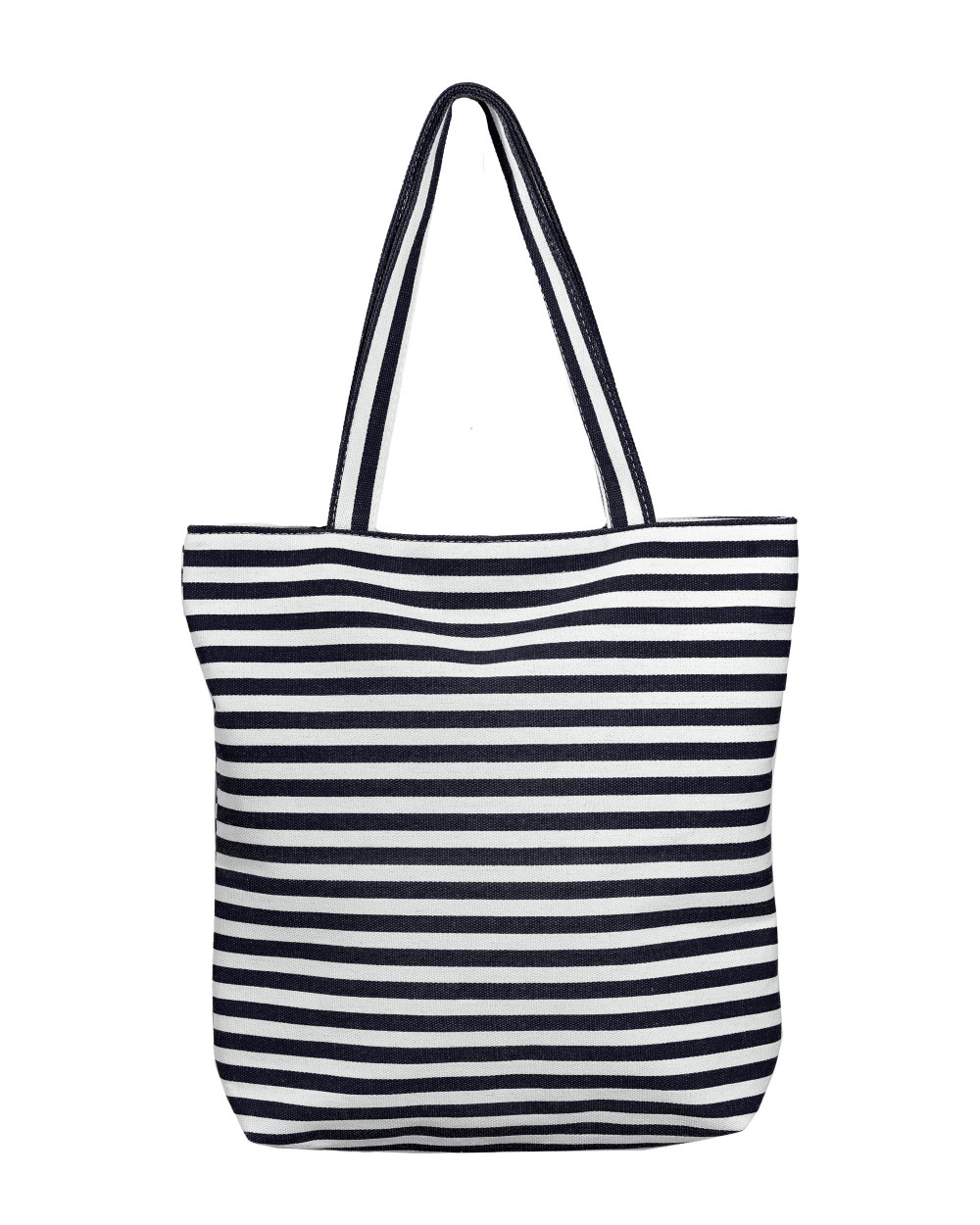 BOLSO PASEO RAYAS NEGRO