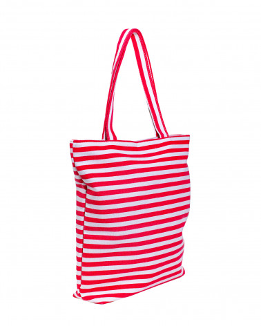 SAC DE PROMENADE – RAYURES ROUGE