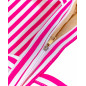 SAC DE PROMENADE – RAYURES ROSE