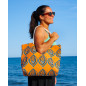 SAC IMPRIMÉ PLUME FOUTA