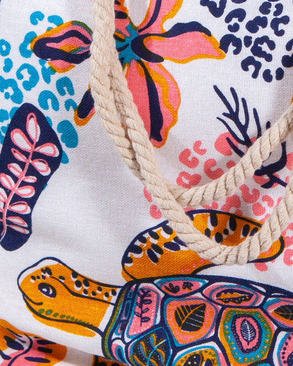BOLSO ESTAMPADO FOUTA TORTUGA