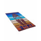 SERVIETTE JACQUARD PLANCHE DE SURF BLEUE