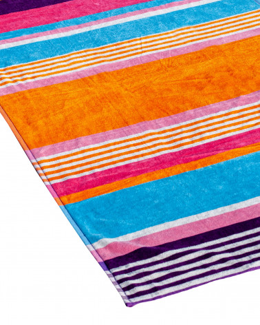 TOALLA JACQUARD ELEGANTE NARANJA