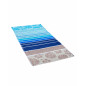 TOALLA JACQUARD HIBISCUS AZUL