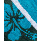 SERVIETTE JACQUARD HIBISCUS ORANGE