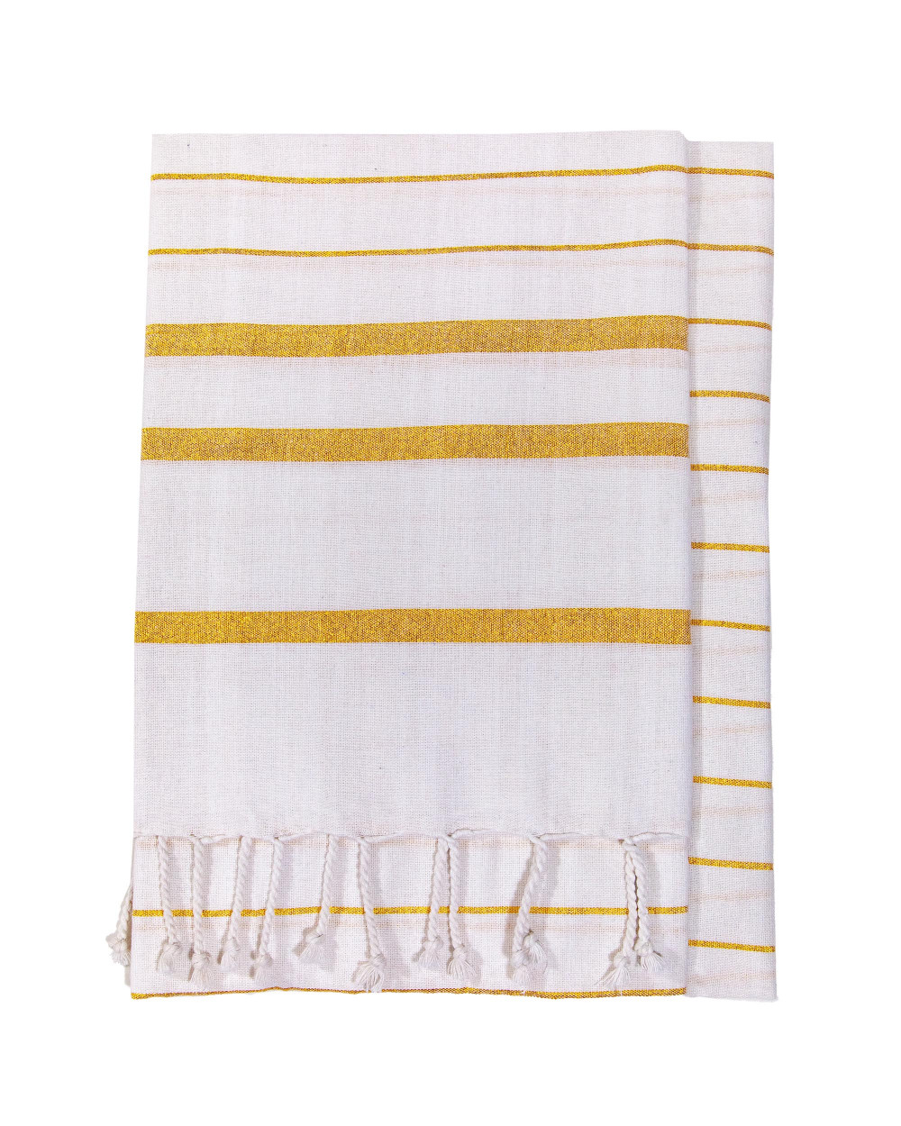 FOUTA G OR + BLANC