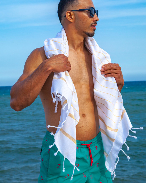 SUN&SURF - FOUTA 100% COTON