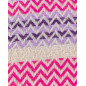 FOUTA EXTRA SUAVE ZIGZAG LILA FOUTA EXTRA SUAVE ZIGZAG LILA