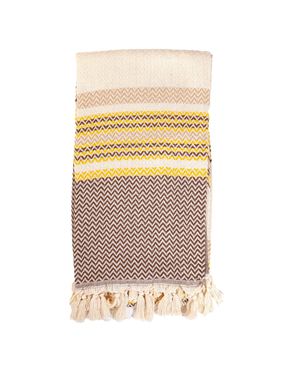 FOUTA EXTRA SUAVE ZIGZAG BEIGE