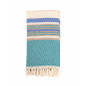 EXTRA SOFT FOUTA ZIGZAG BLUE + GREEN