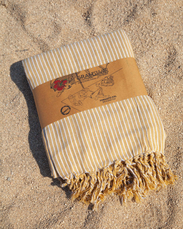 Gran Foulard XXL · Ideal para Playa y Picnic · Sun&Surf