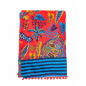 CORAL TURTLE PRINTED PAREO