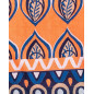 PAREO ESTAMPADO CON RIZO PLUMA