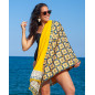 PAREO ESTAMPADO CON RIZO INDIA