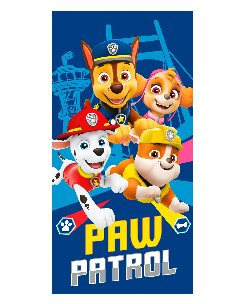 SERVIETTE ENFANT 70X140CM COTON PAW PATROL