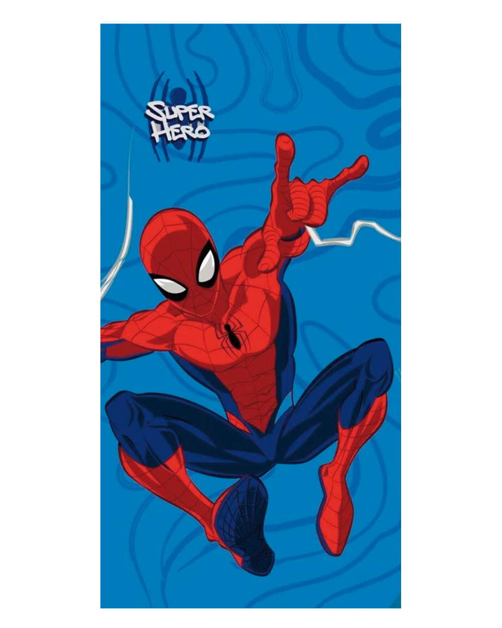 SERVIETTE ENFANT 70X140CM COTON DISNEY SPIDER-MAN