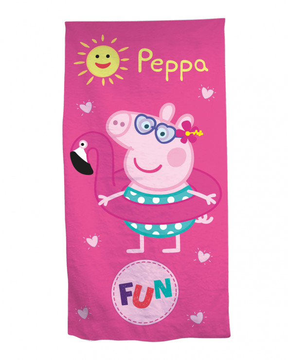 Serviette imprimée enfant en microfibre. Sun&Surf