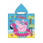 PONCHO INFANTIL 50X100CM MICROFIBRA PEPPA PIG