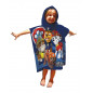 PONCHO INFANTIL 60X120CM MICROFIBRA PAW PATROL