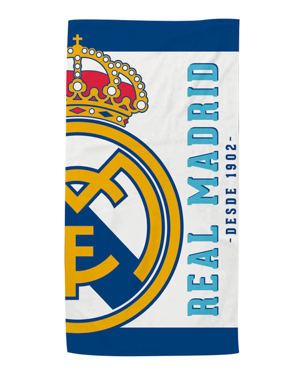 SERVIETTE ENFANT 90X140CM MICROFIBRE REAL MADRID
