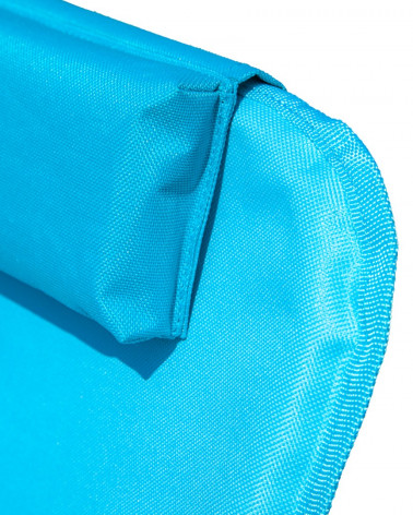 CHAISE LONG INCLINABLE BLEU TAILLE XL
