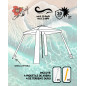 GRAN SOMBRILLA DE PLAYA CUADRADA CON PROTECCIÓN SOLAR UPF30+