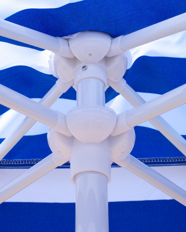 SUN & SURF - GRAND PARASOL DE PLAGE CARRÉ AVEC PROTECTION SOLAIRE UPF30+