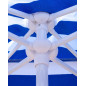 GRAND PARASOL DE PLAGE CARRÉ AVEC PROTECTION SOLAIRE UPF30