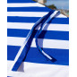 GRAND PARASOL DE PLAGE CARRÉ AVEC PROTECTION SOLAIRE UPF30