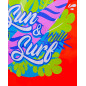BEACH BAG + COOLER ORANGE FLUOR 14L