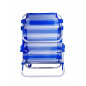 SILLA RECLINABLE CLASSIC - RAYAS AZUL