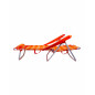 SILLA RECLINABLE CLASSIC - RAYAS NARANJAS SILLA RECLINABLE CLASSIC - RAYAS NARANJAS