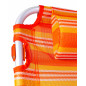 CHAISE INCLINABLE CLASSIQUE - RAYURES ORANGE