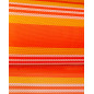 CHAISE INCLINABLE CLASSIQUE - RAYURES ORANGE