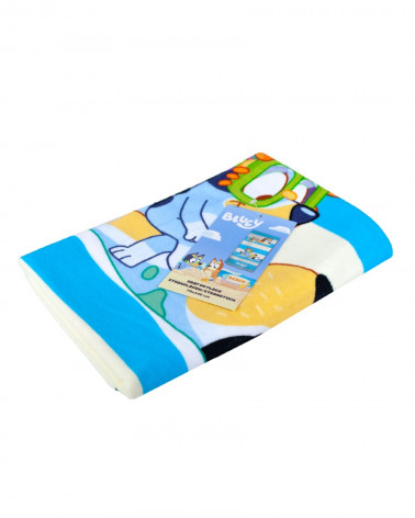 TOALLA INFANTIL 70X140CM MICROFIBRA BLUEY